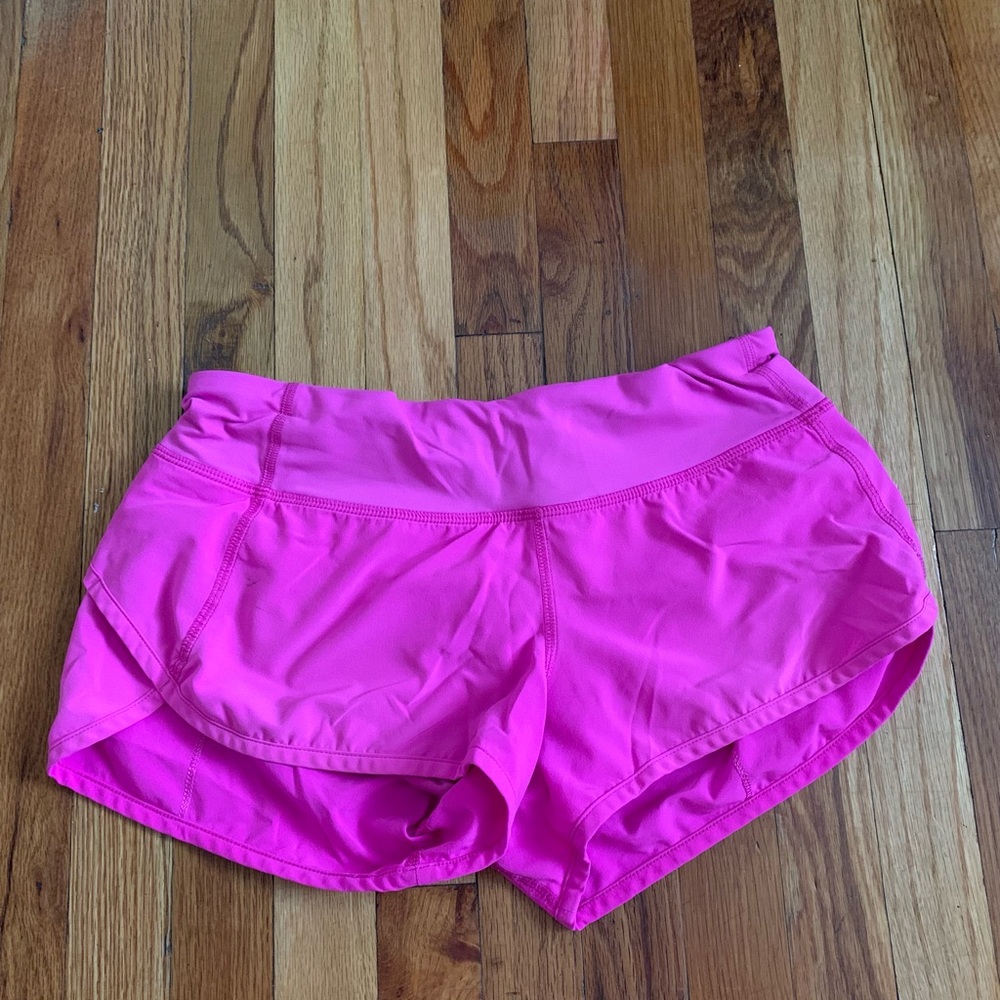 Lulu Pink Athletic Speed Shorts